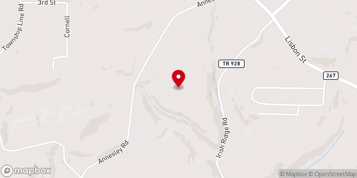 Map showing location of Maranatha Chapel