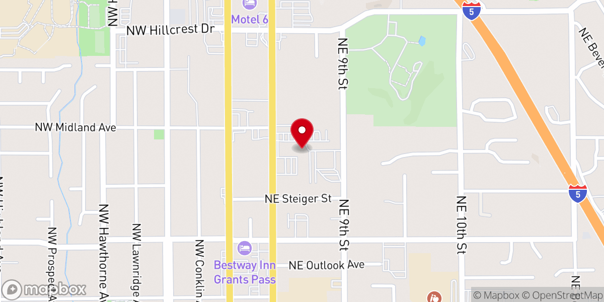 Map showing location of Dorcas (aka Adventist Community Services)