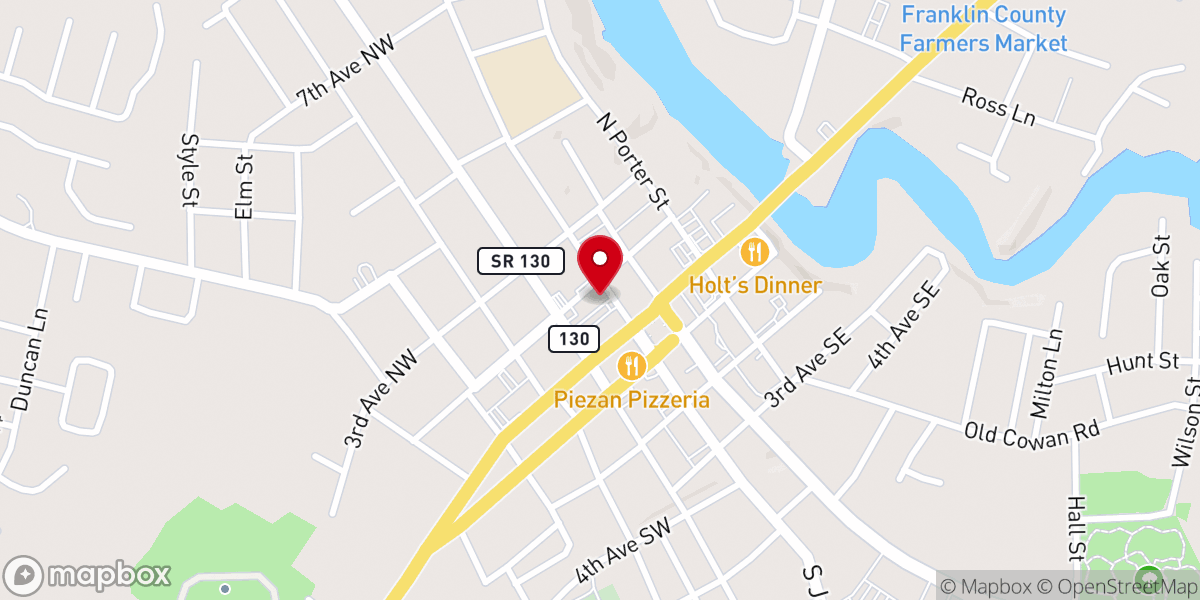 Map showing location of The Vine - Outreach of Winchester Methodist Church