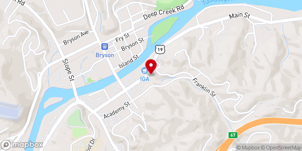Map showing location of St Joseph Catholic Thrift Shop