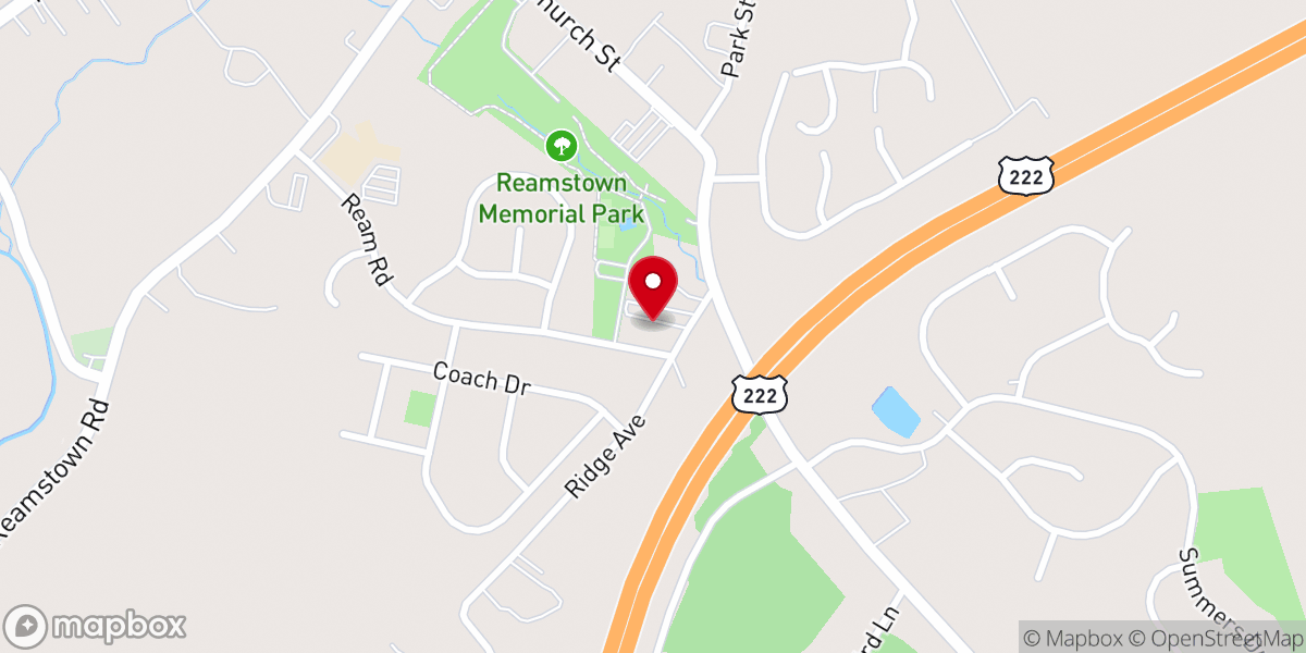 Map showing location of Good Shepherd Community Church