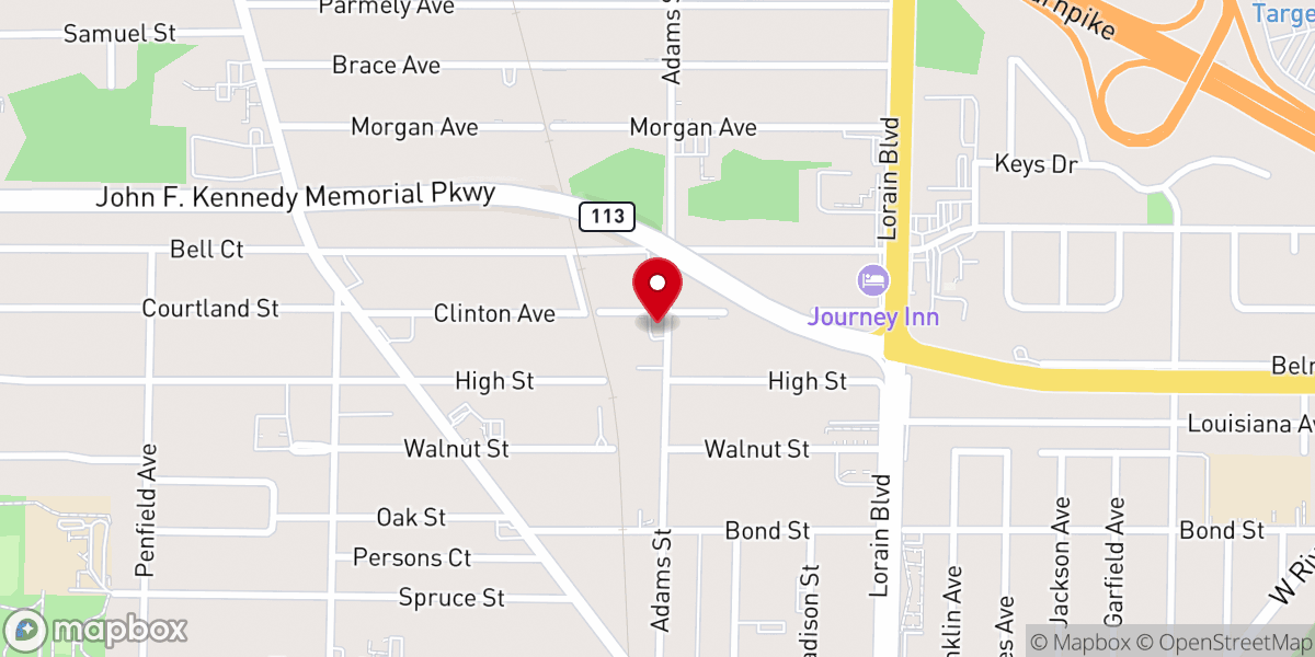 Map showing location of Divine Destiny Christian Fellowship