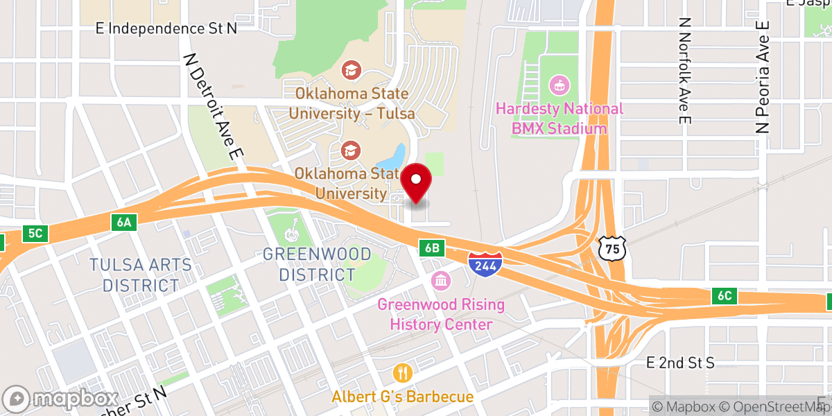 Map showing location of Vernon AME Church