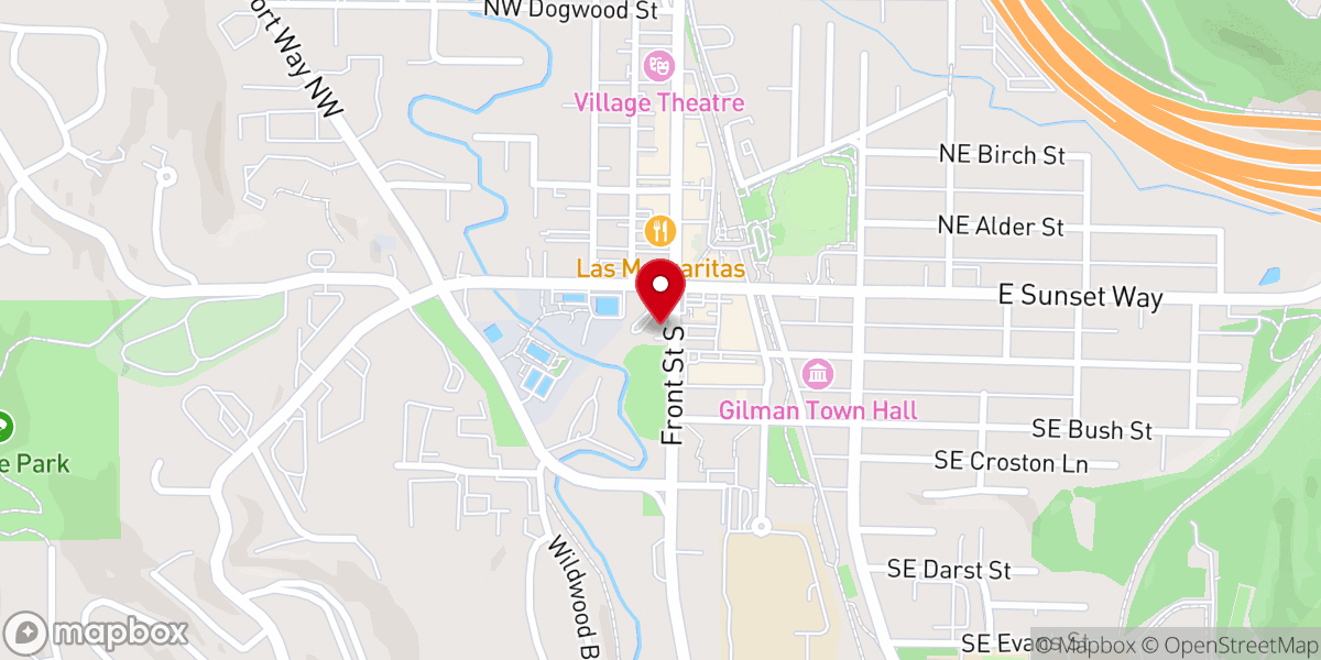 Map showing location of Iglesia Vida Abundante