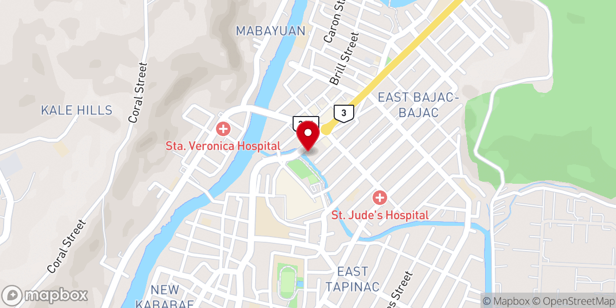 Map showing location of Light Church - Olongapo