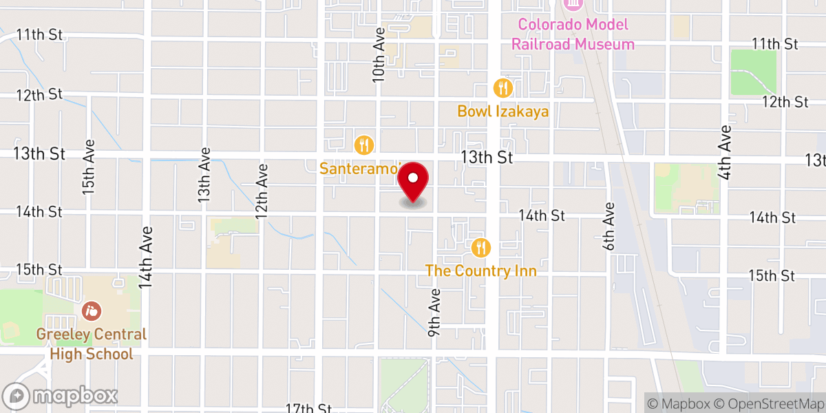 Map showing location of Cornerstone Community Church