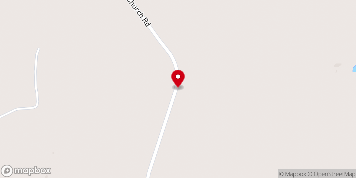 Map showing location of Murphy Ebenezer Baptist Church