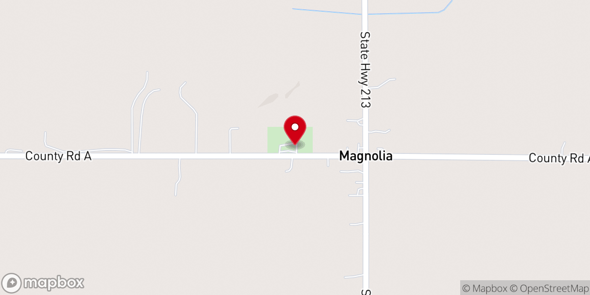 Map showing location of Magnolia Advent Church