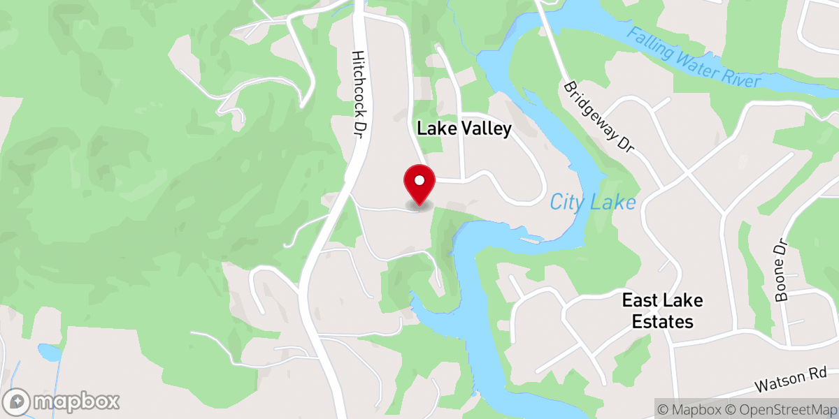 Map showing location of Lanes' Bend