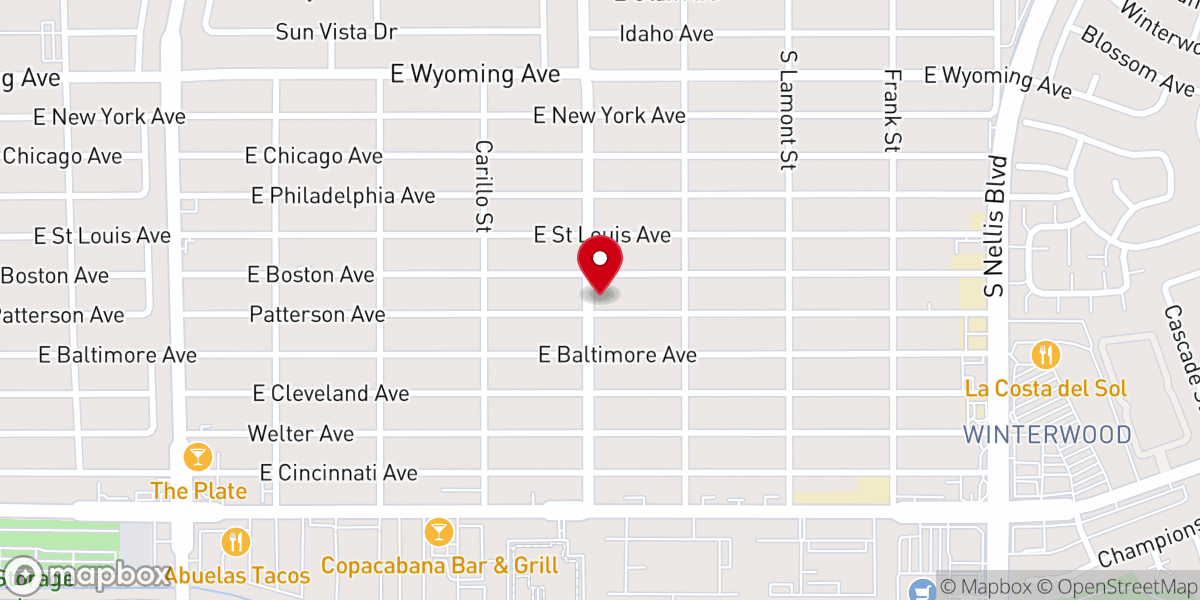 Map showing location of Camino a Cristo SDA Hispanic Church