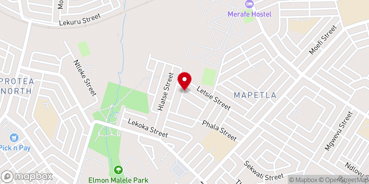 Map showing location of First St John Church
