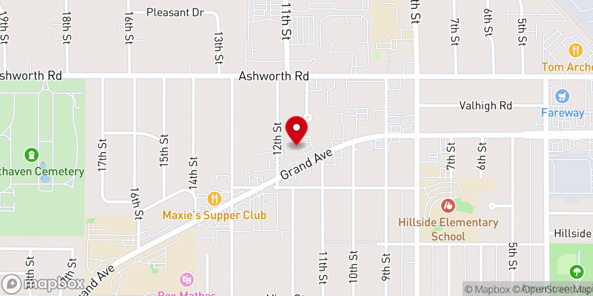 Map showing location of 1010Worship