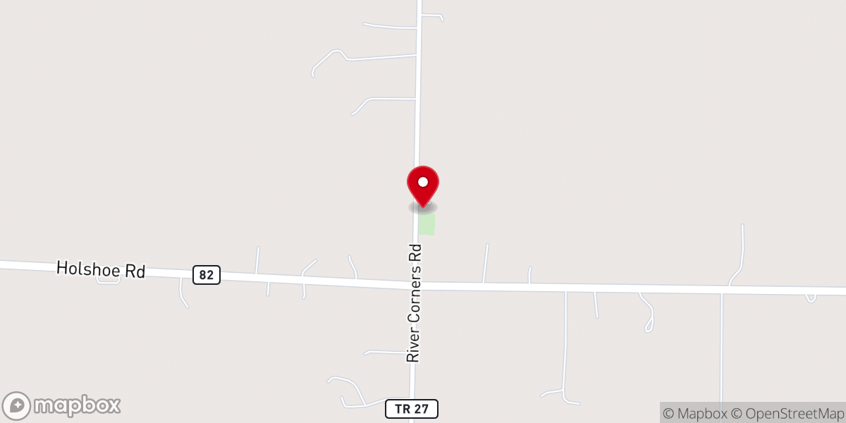 Map showing location of New Horizons Church