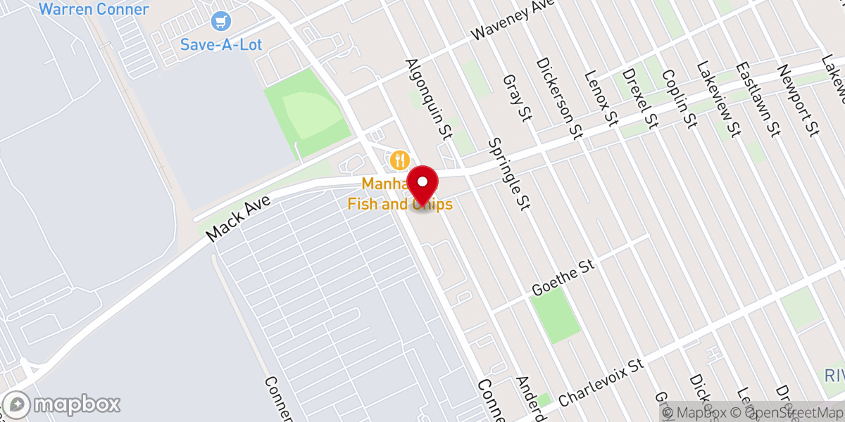 Map showing location of Jamison Temple Baptist Church