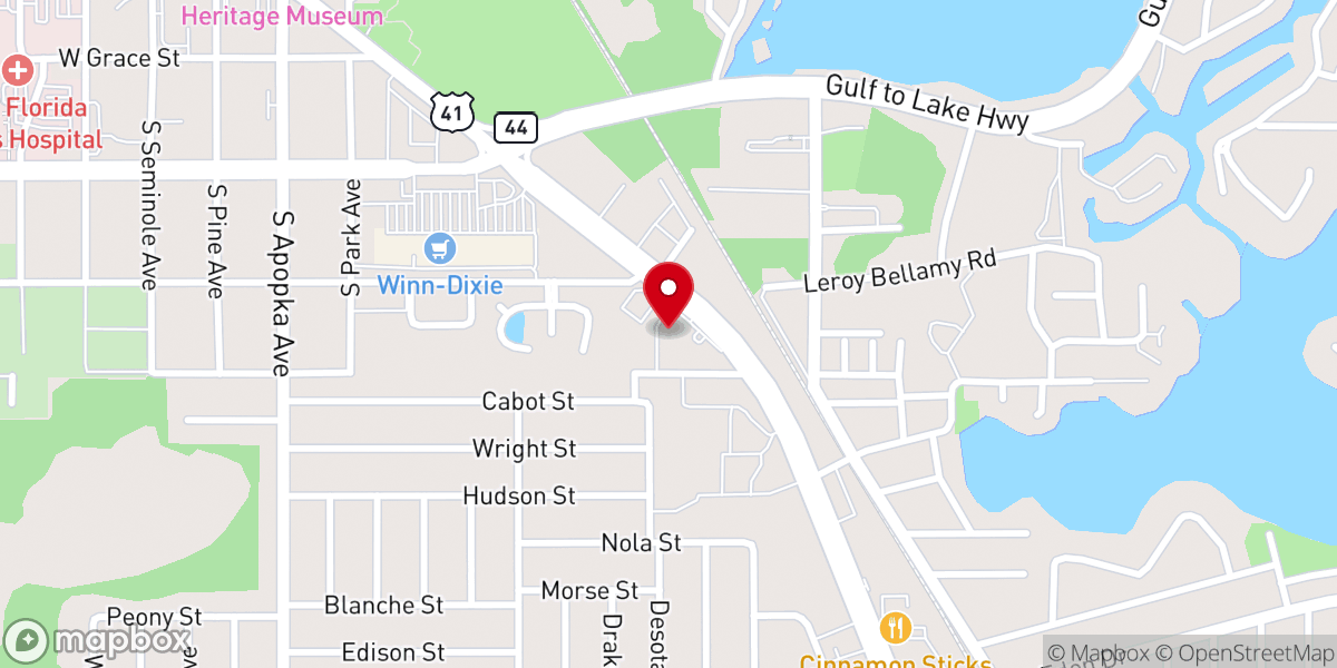 Map showing location of Family Life Center