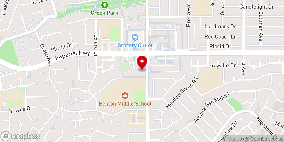 Map showing location of Grace Evangelical Free Church
