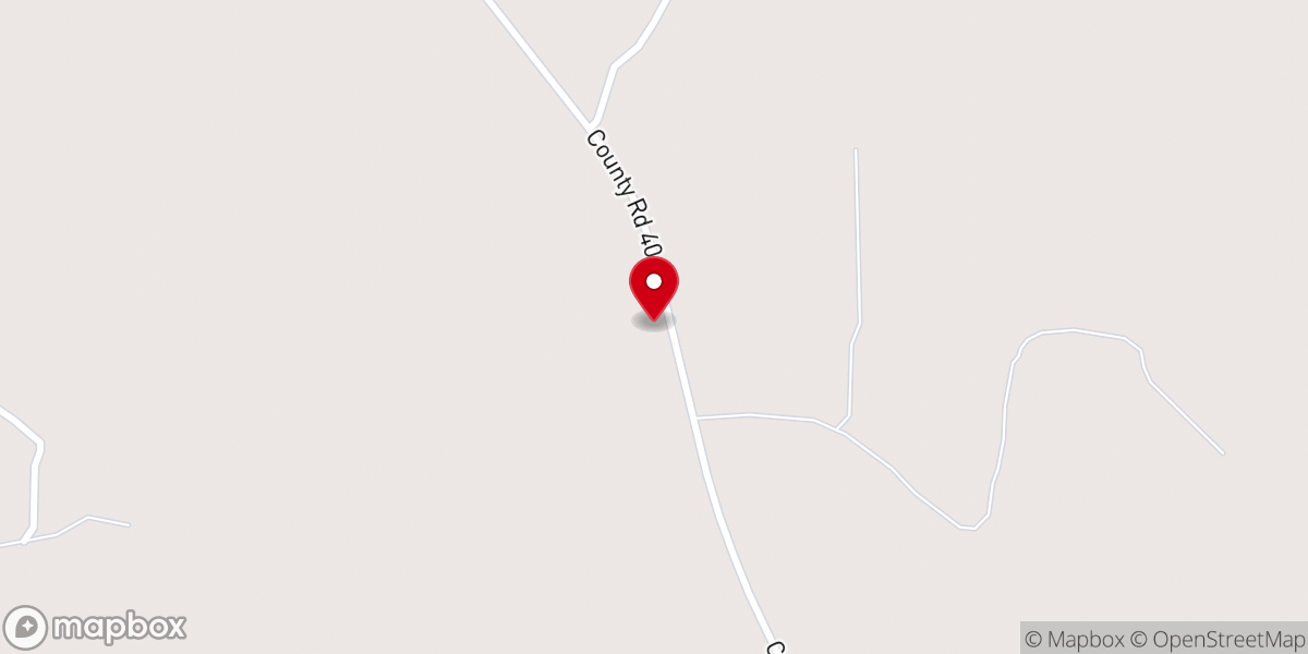 Map showing location of Jones Chapel