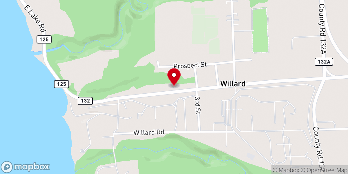 Map showing location of Christ Episcopal Church