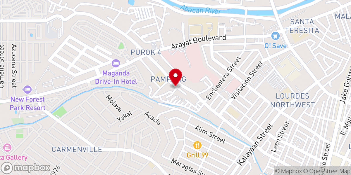 Map showing location of Iglesia Ni Cristo - Dako ng Pampang