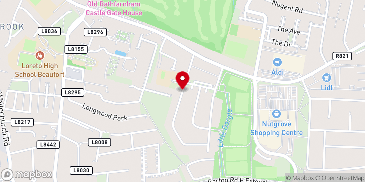 Map showing location of Redeemer Church Dublin