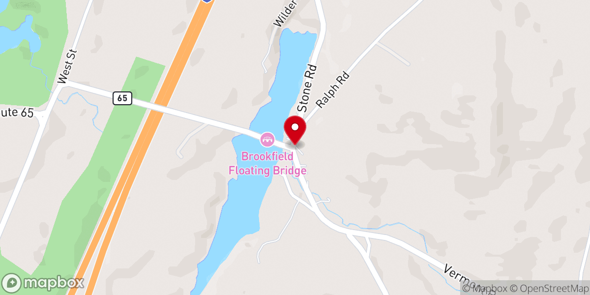 Map showing location of Brookfield