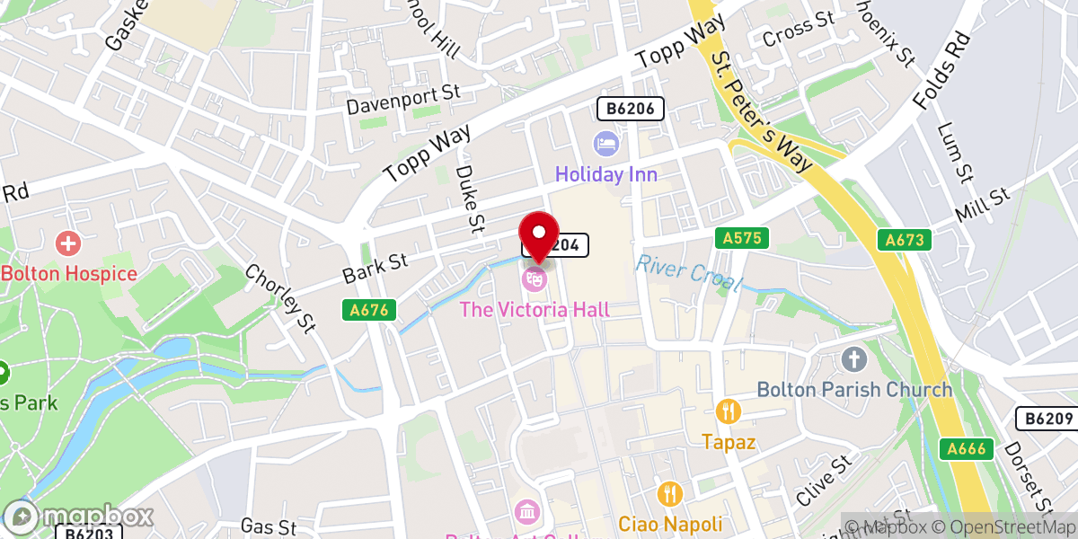Map showing location of Ephrata Church Bolton