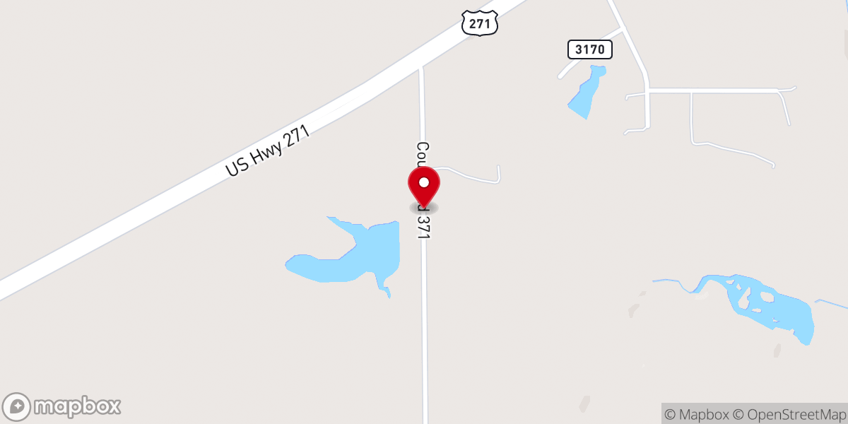 Map showing location of Siloam Baptist
