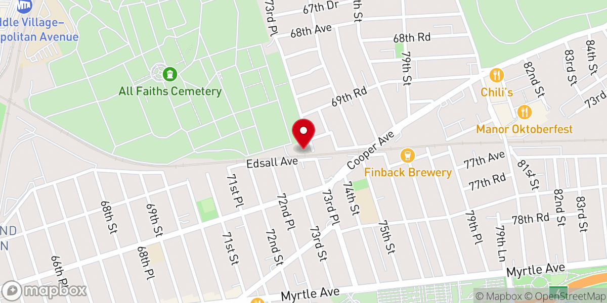 Map showing location of Essential Auto Care