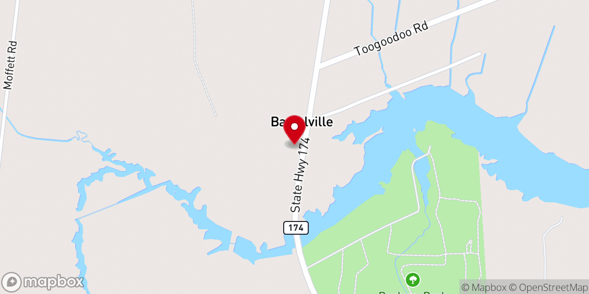 Map showing location of Second Zion Baptist Church