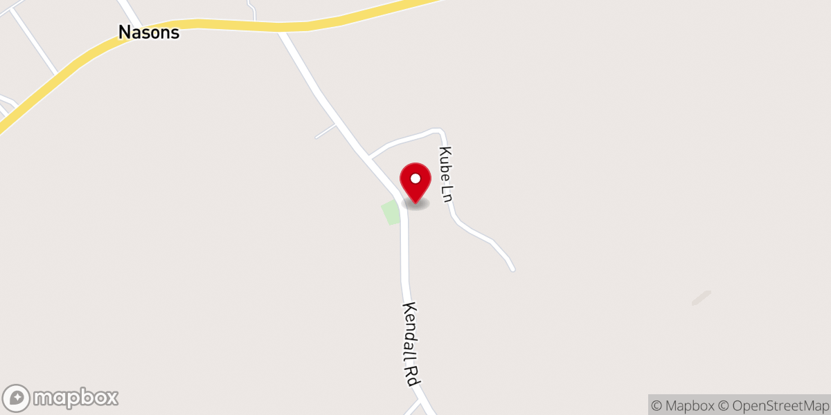 Map showing location of Mount Calvary Baptist Church