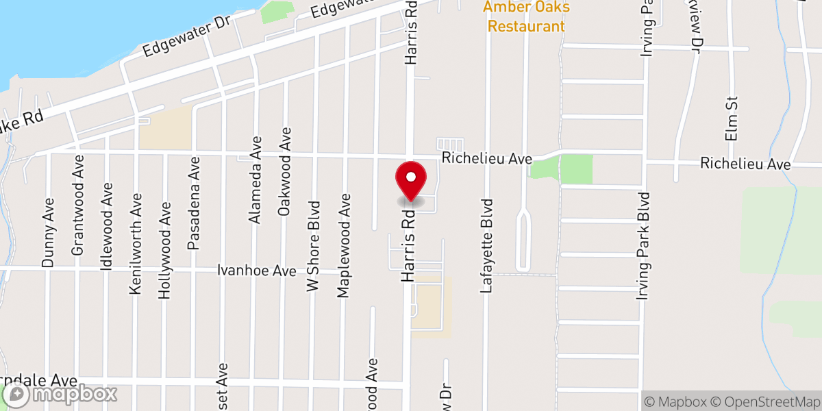 Map showing location of Steel City Church