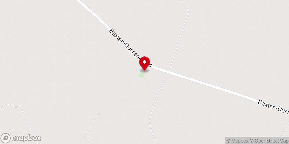 Map showing location of Hopewell United Methodist Church