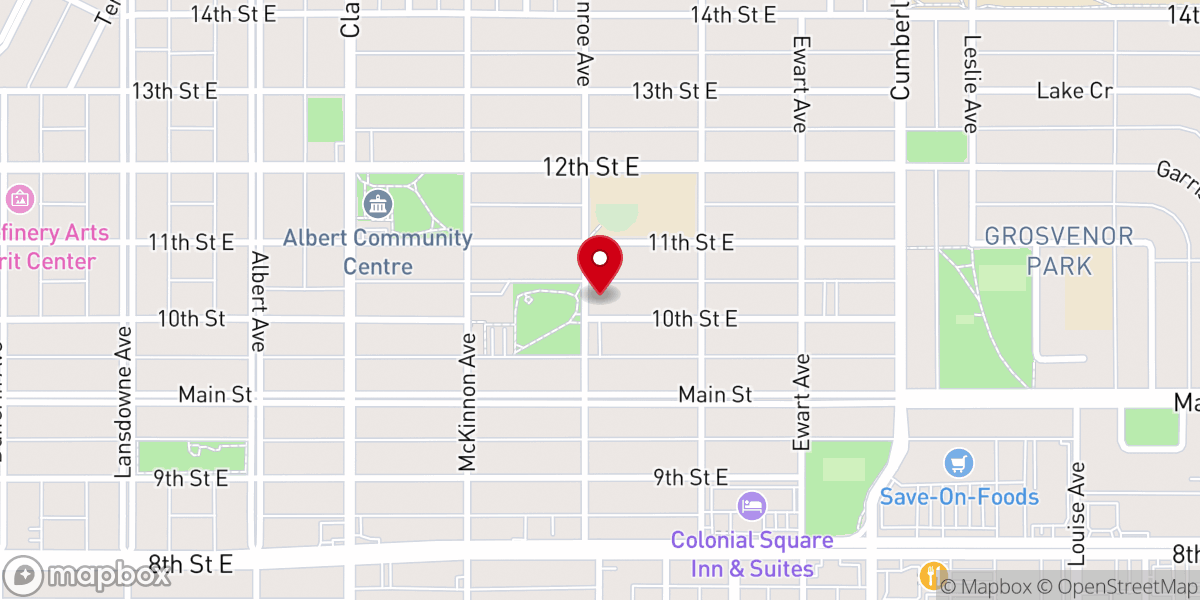 Map showing location of Saints Peter & Paul Ukrainian Catholic Church