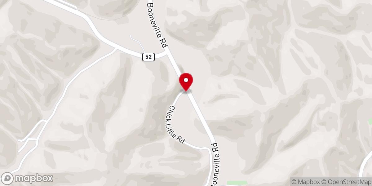 Map showing location of Jackson Church of Christ