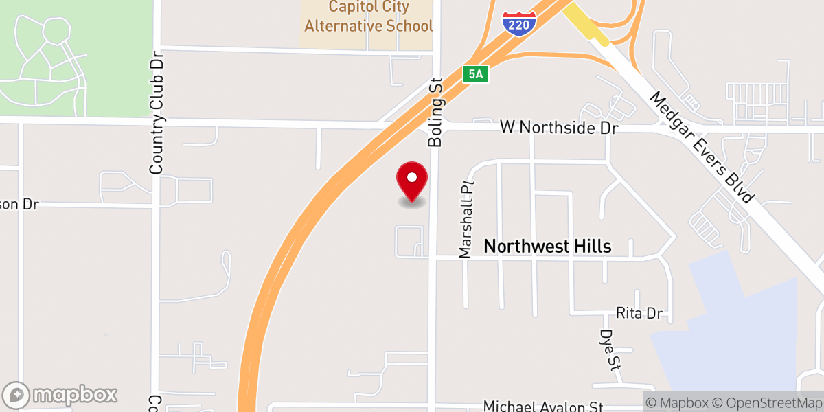 Map showing location of GOD'S Refuge Christian Fellowship Center / Church