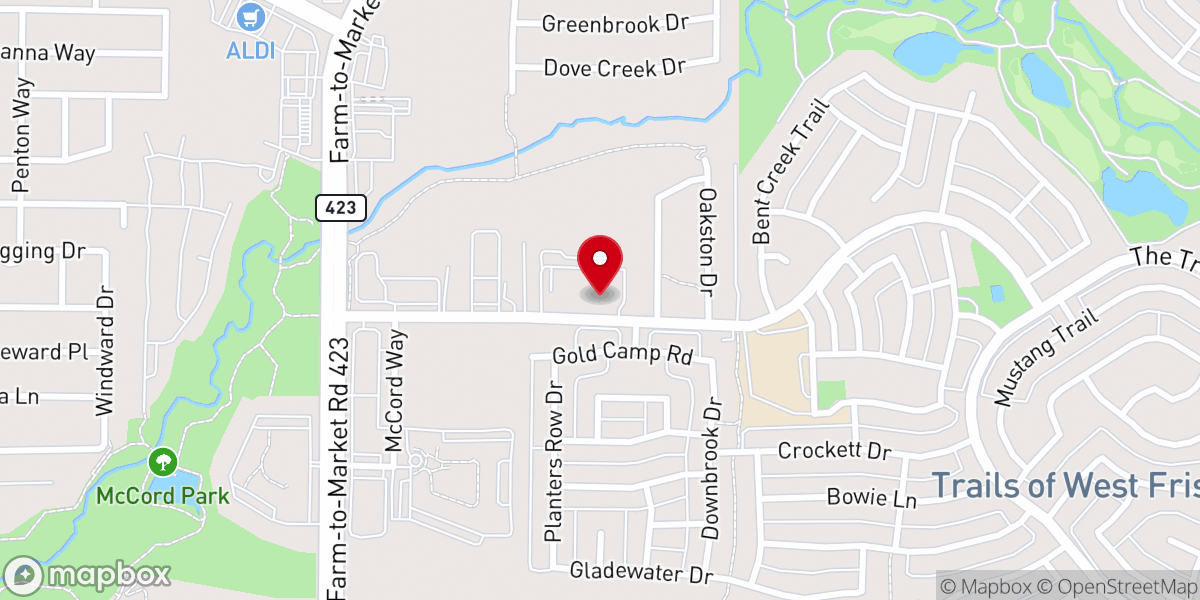 Map showing location of New Life Community Church