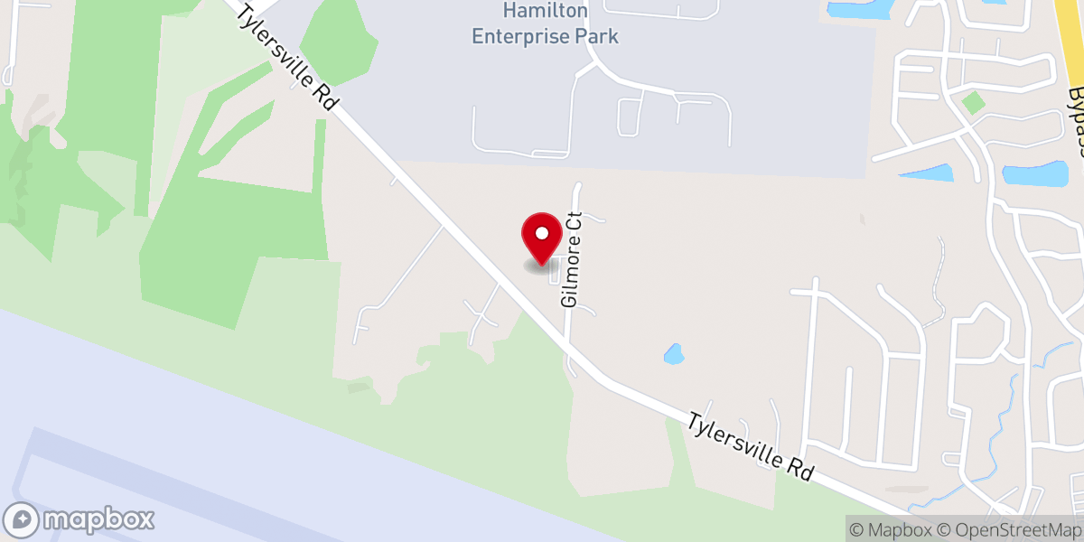 Map showing location of Fellowship Bible Church