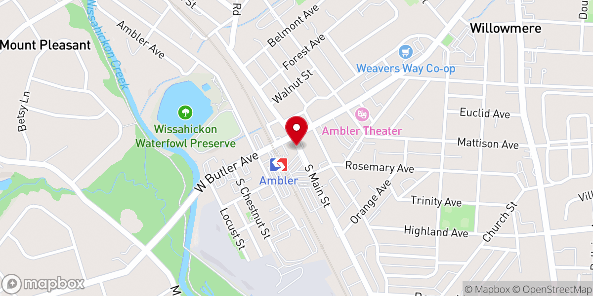 Map showing location of Church of Acts