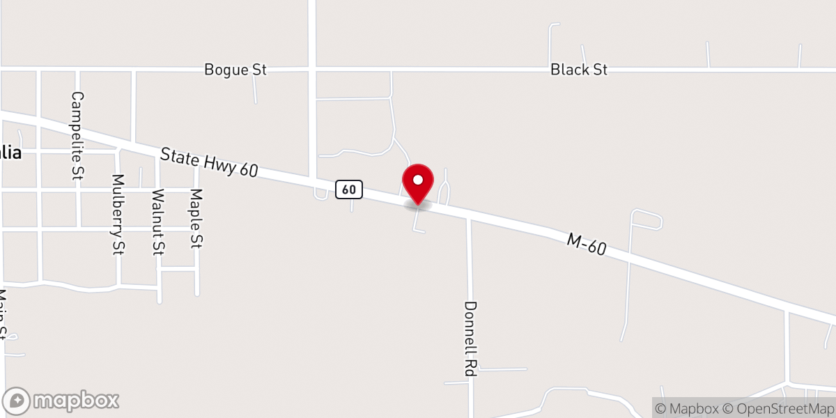 Map showing location of New Day Community Church