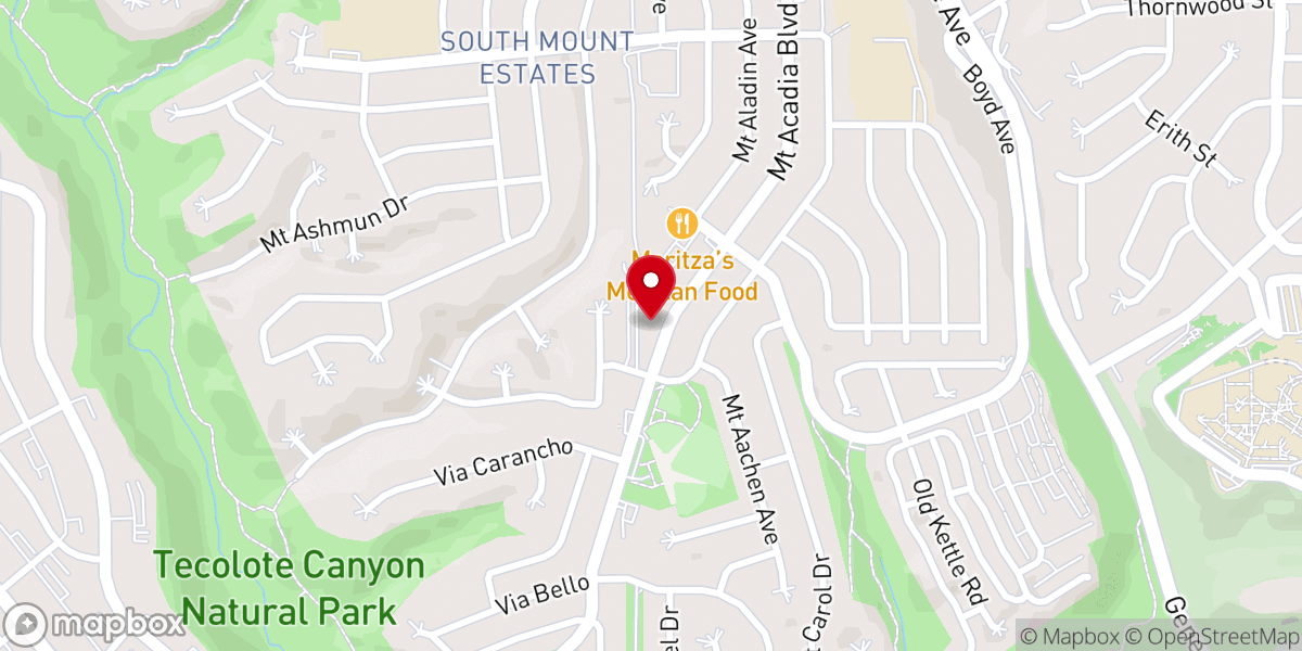 Map showing location of The Potter's House Christian Fellowship Church