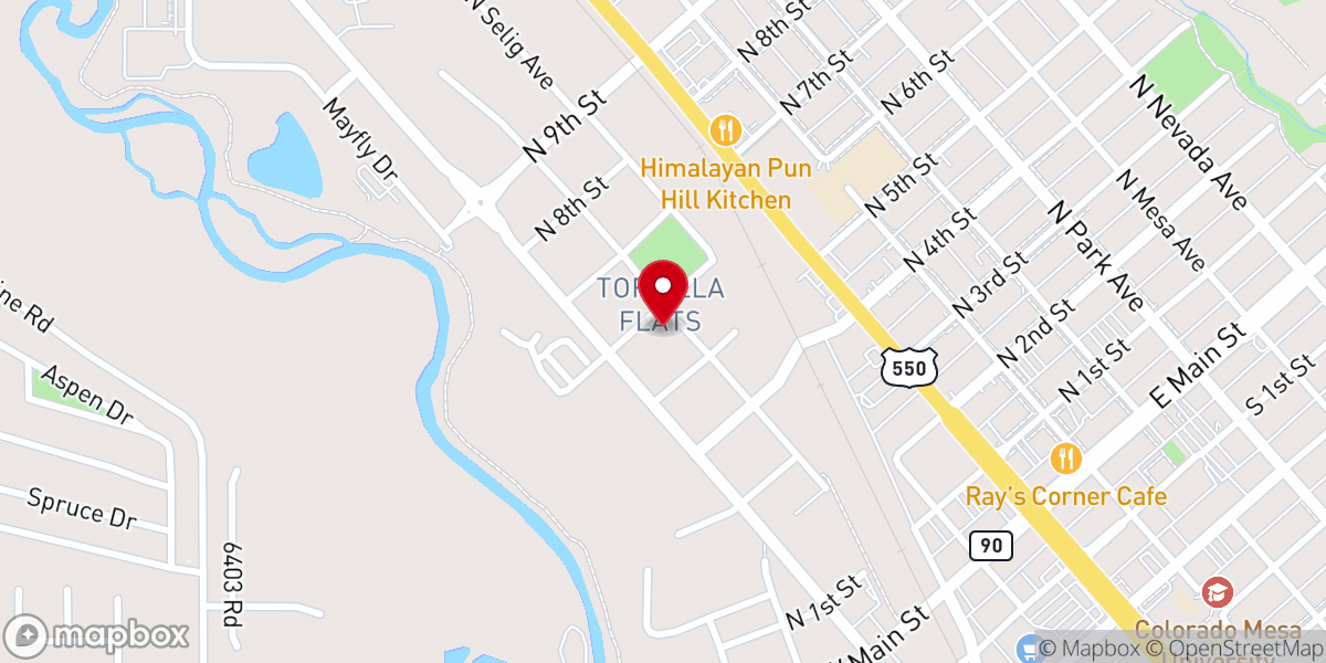 Map showing location of Roca De Refugio Asamblea De Dios