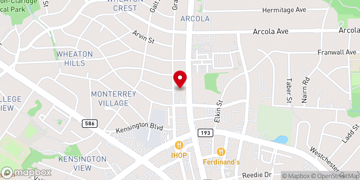 Map showing location of Saint Thecla Orthodox Church