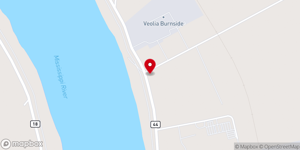 Map showing location of Jeremiah Baptist Church