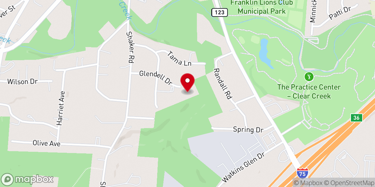 Map showing location of Eternal Hope Church