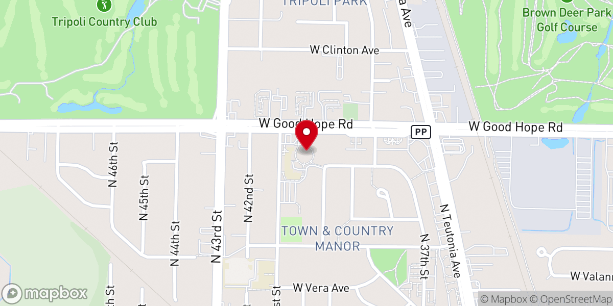 Map showing location of Our Lady of Good Hope Parish
