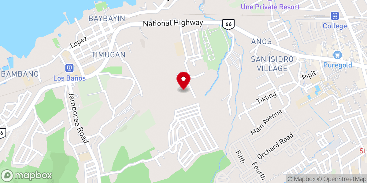 Map showing location of Christian Bible Baptist Church Los Baños