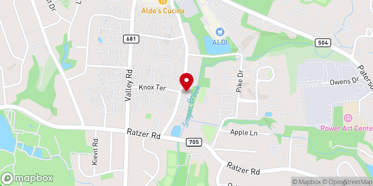 Map showing location of Shomrei Torah: The Wayne Conservative Congregation