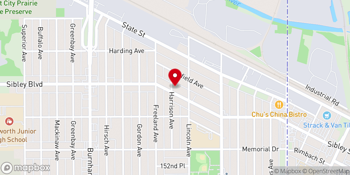 Map showing location of All Nations Church of Chicago