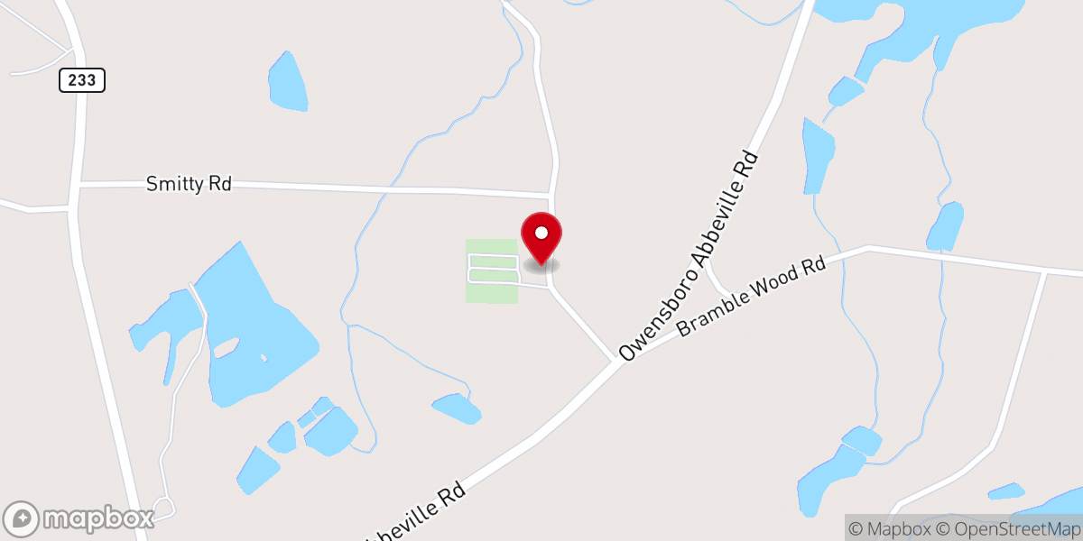 Map showing location of Pleasant Grove Baptist Church Pstrm