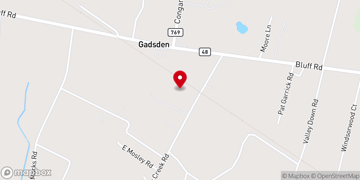 Map showing location of Agape Christian Fellowship